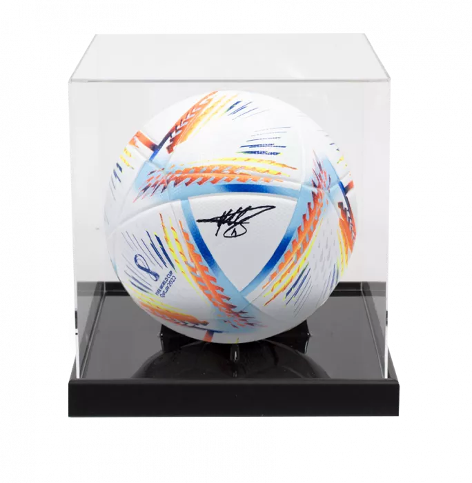 Miroslav Klose Signed FIFA World Cup Football In Acrylic Case