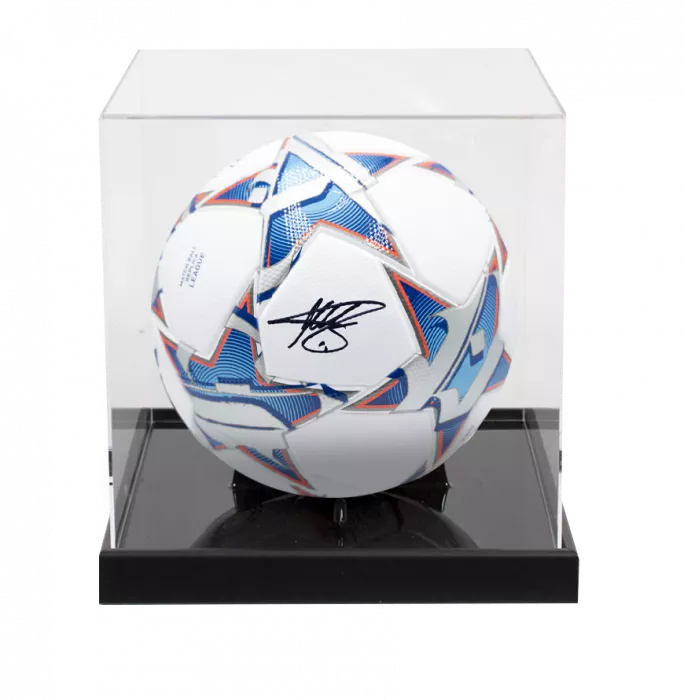 Miroslav Klose Signed UEFA Champions League Football In Acrylic Case