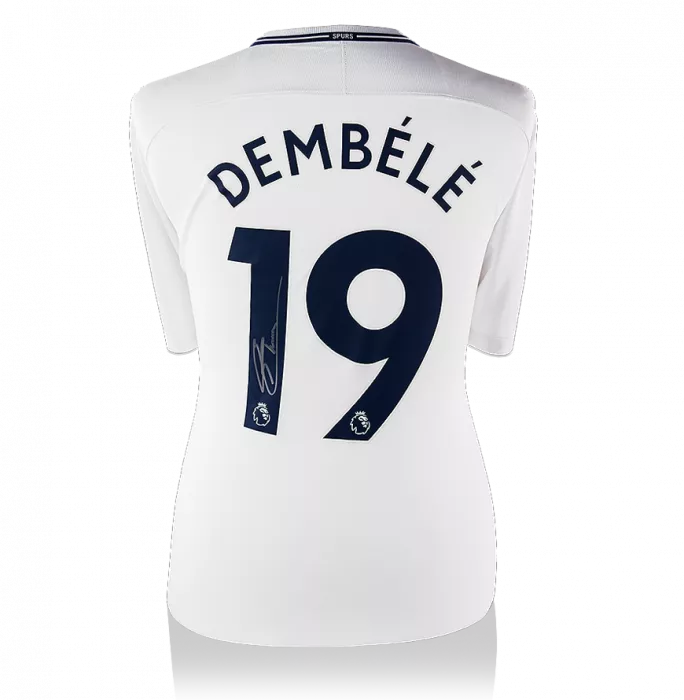 Mousa Dembele Back Signed Tottenham Hotspur 2017-18 Home Shirt