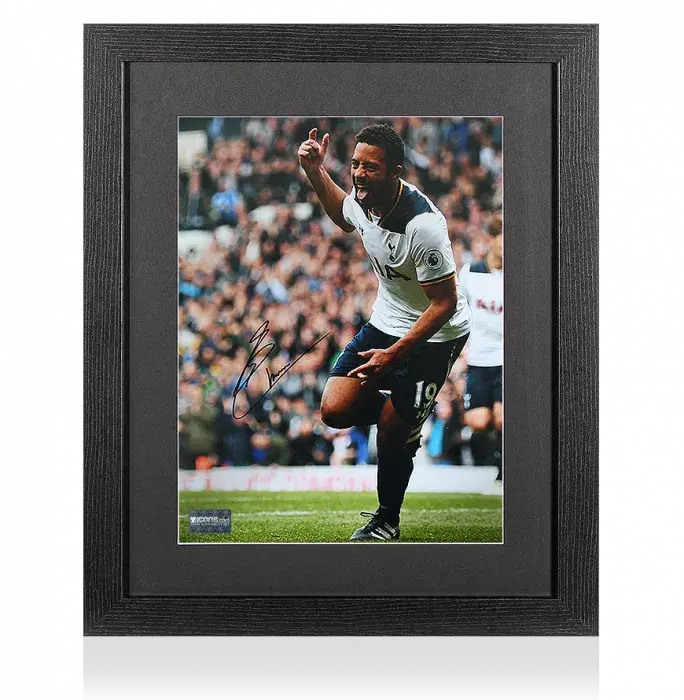 Mousa Dembele Signed Tottenham Hotspur Photo In Black Wooden Frame: Goal vs Bournemouth