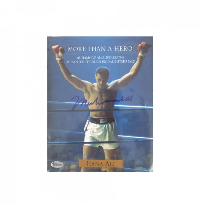 Muhammad Ali Signed Book - More Than A Hero (OA-8424227)