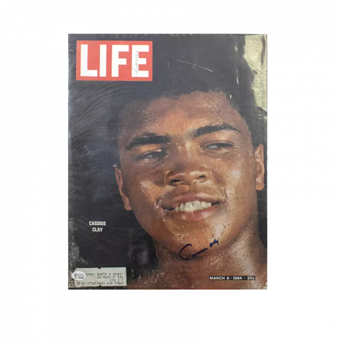 Muhammad Ali Signed Life Magazine - March 1964 Cassius Clay Autograph (OA-7803265)