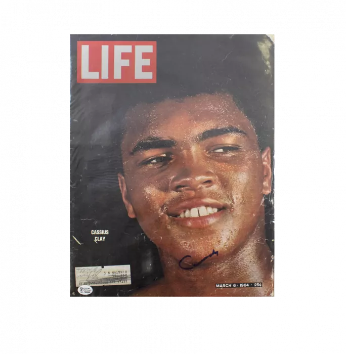 Muhammad Ali Signed Life Magazine - March 1964 Cassius Clay Autograph (OA-7803263)