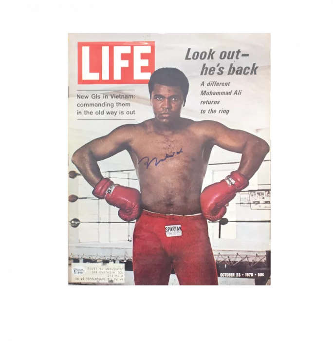 Muhammad Ali Signed Life Magazine - October 1970 (OA-7817361)