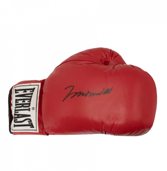 Muhammad Ali Signed Red Everlast Boxing Glove