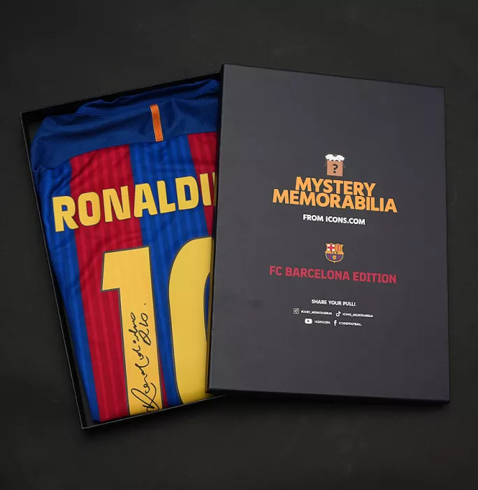 Mystery Memorabilia Signed Shirt Box: Official FC Barcelona Edition