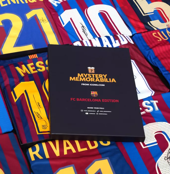 Mystery Memorabilia Signed Shirt Box: Official FC Barcelona Edition