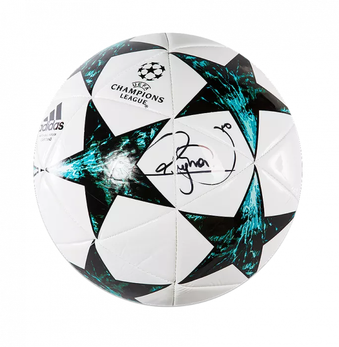 Neymar Jr Signed 2017-18 UEFA Champions League Football