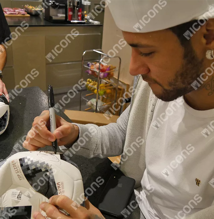 Neymar Jr Signed 2018 FIFA World Cup Telstar 18 Football