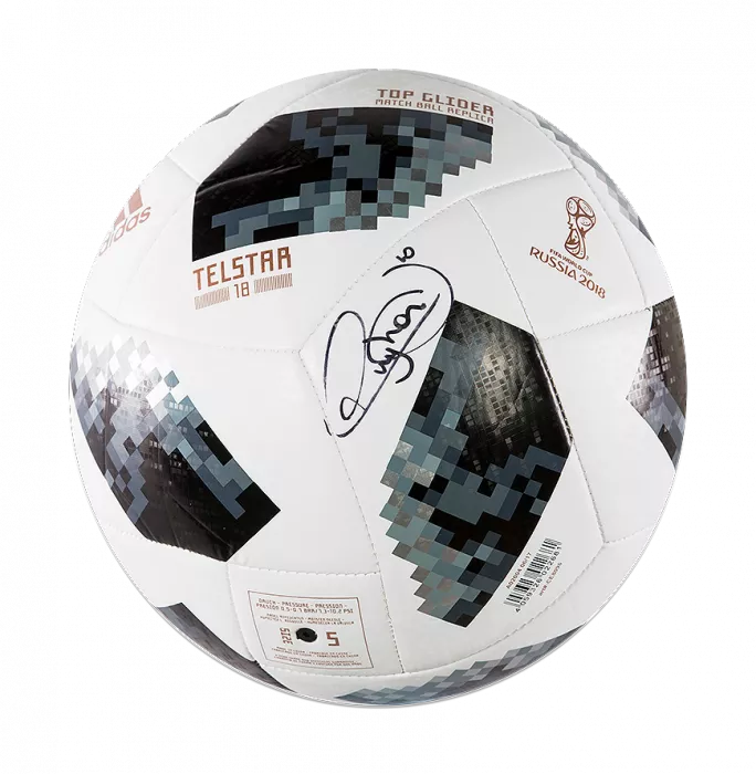 Neymar Jr Signed 2018 FIFA World Cup Telstar 18 Football