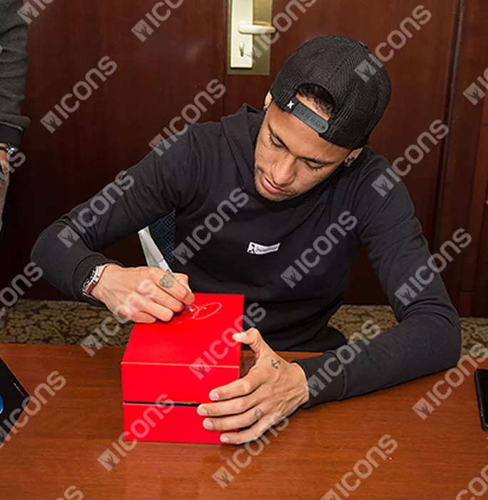 Neymar Jr Signed Beats Solo2 On-Ear Headphone Inner Box