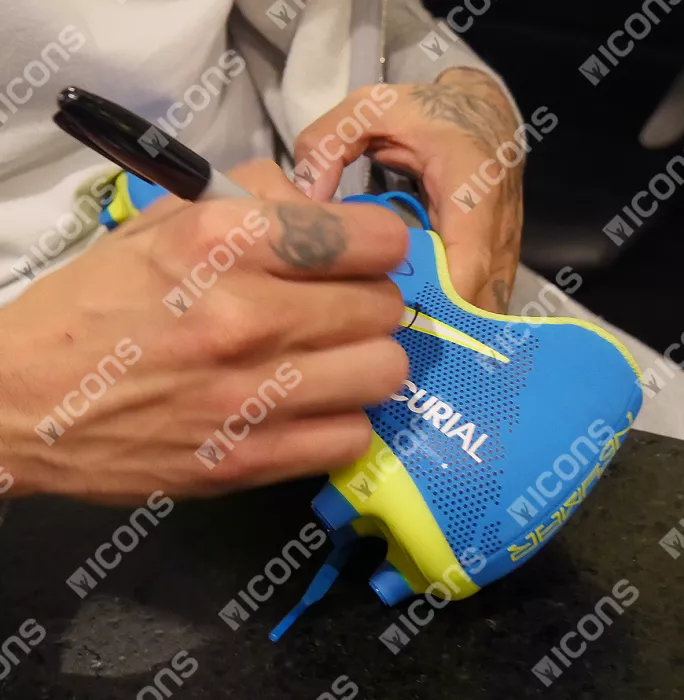 Neymar Jr Signed Blue Nike Mercurial NJR Boot