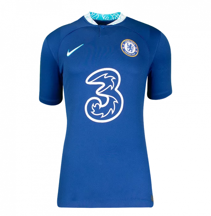 Nicolas Anelka Back Signed Modern Chelsea FC Home Shirt In Classic Frame