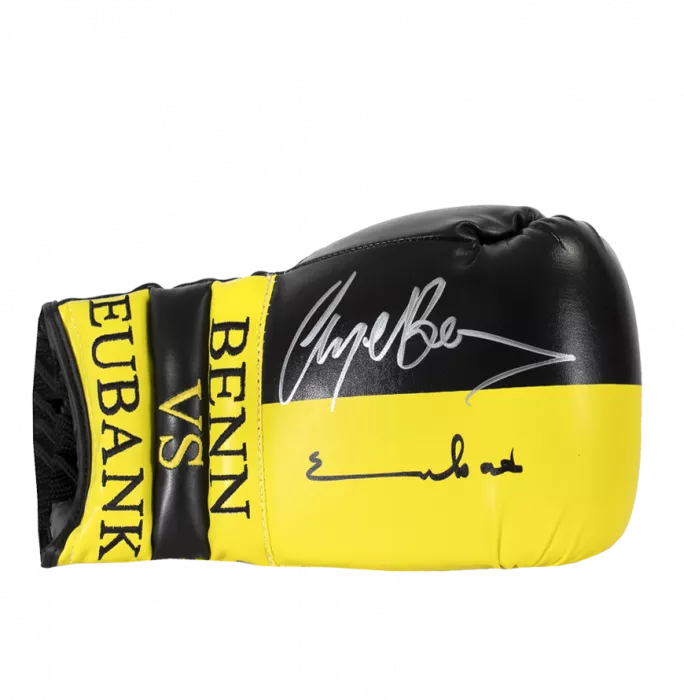 Nigel Benn & Chris Eubank Dual Signed Boxing Glove