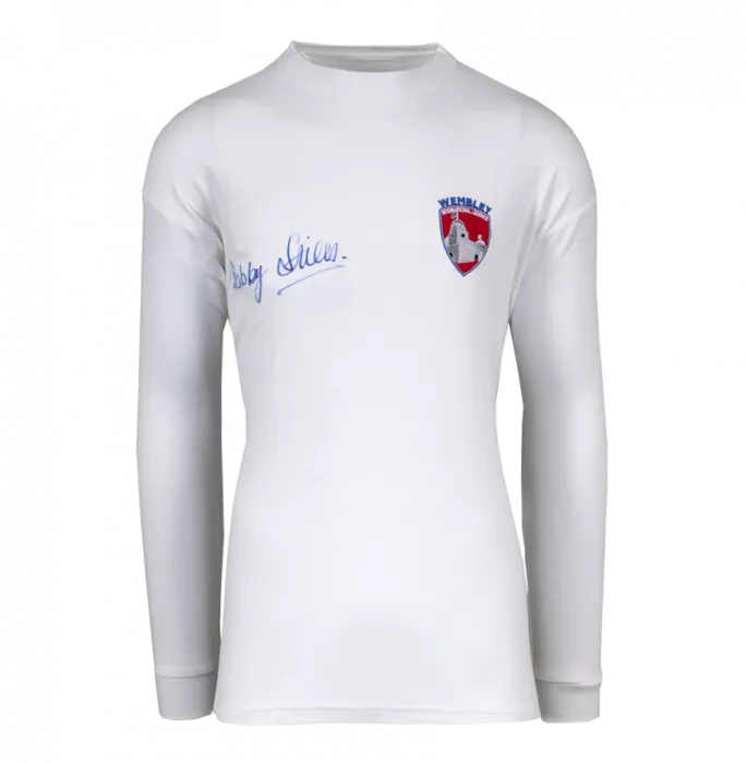 Nobby Stiles Official 1966 FIFA World Cup™ Front Signed And Hero Framed Wembley Legends Shirt