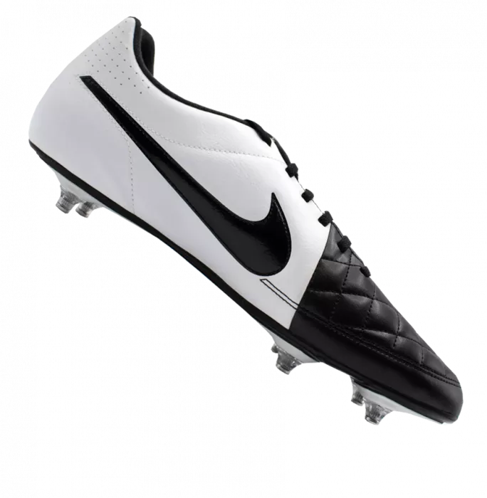 Ole Gunnar Solskjaer Signed Nike Black And White Boot In Bubble Frame: Option 1