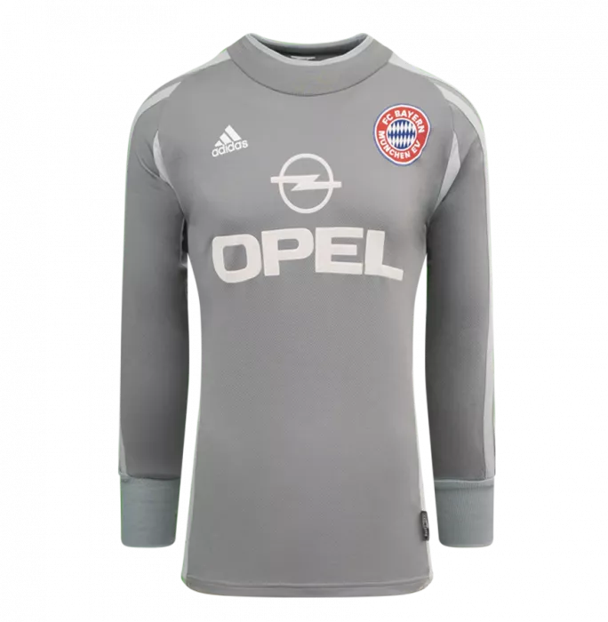 Oliver Kahn Back Signed FC Bayern Munich 2001-02 Goalkeeper Shirt In Hero Frame: Option 1
