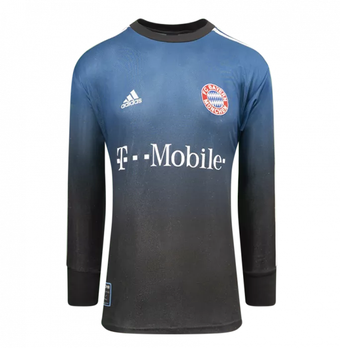 Oliver Kahn Back Signed FC Bayern Munich 2002-03 Goalkeeper Shirt - Der Titan Inscription In Hero Frame: Option 1