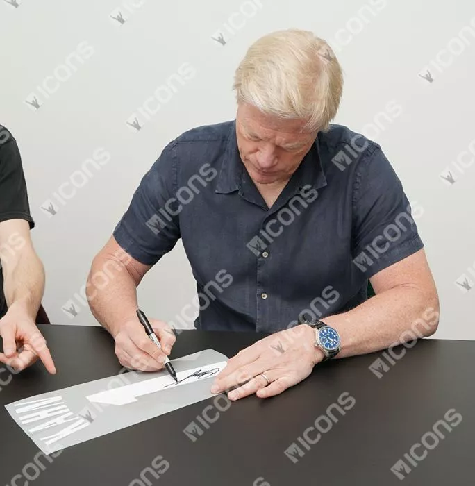 Oliver Kahn Official FIFA World Cup™ Back Signed And Hero Framed Germany 2023 Goalkeeper Shirt