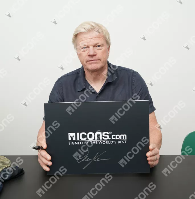 Oliver Kahn Signed And Framed Germany Captain's Armband