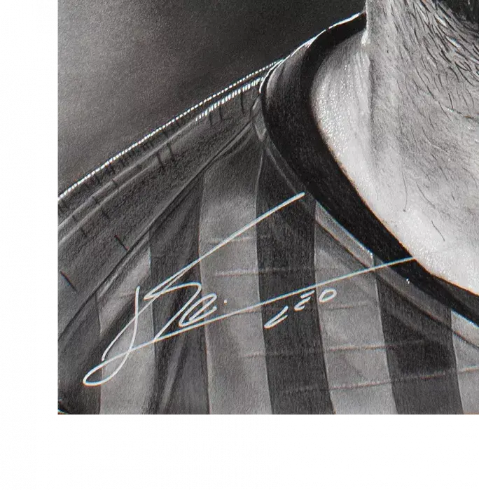 Original Lionel Messi Official Signed And Premium Framed Tribute Artwork: Barca Legend