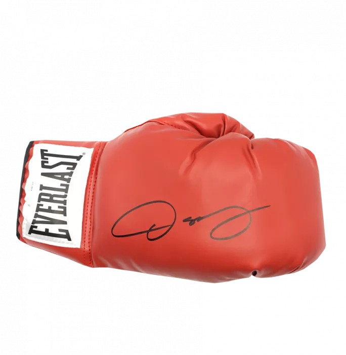Oscar De La Hoya Signed Everlast Red Boxing Glove
