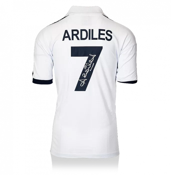 Ossie Ardiles Back Signed Tottenham Hotspur 1978 Home Shirt