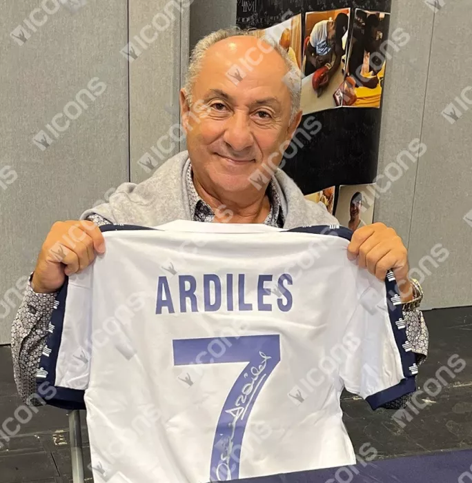Ossie Ardiles Official Tottenham Hotspur Signed And Framed 1978 Home Shirt