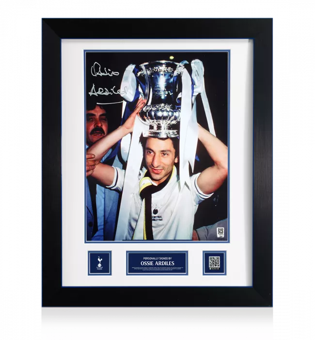 Ossie Ardiles Official Tottenham Hotspur Signed And Framed FA Cup Winner Print