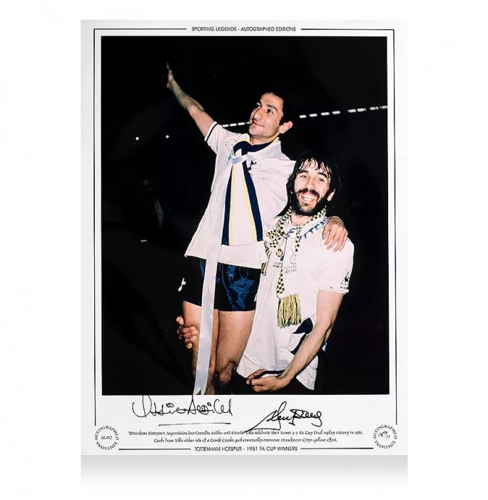 Ossie Ardiles & Ricky Villa Signed Tottenham Hotspur Photo