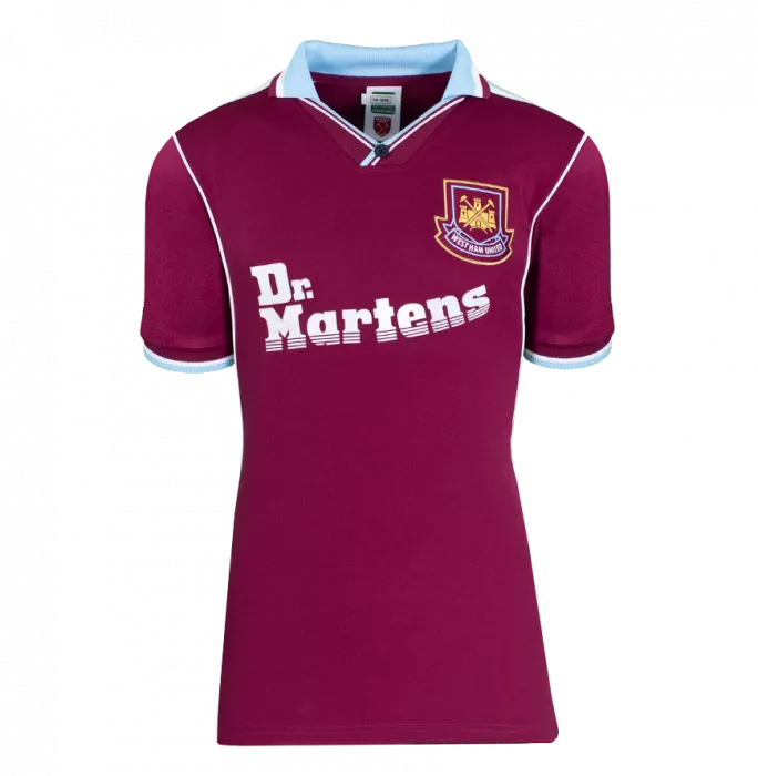 Paolo Di Canio Back Signed West Ham United 2000 Home Shirt In Hero Frame: Option 1