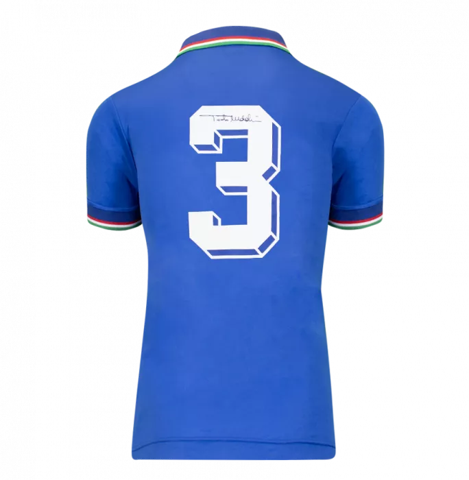Paolo Maldini Back Signed Italy 1990 Home Shirt In Hero Frame: Option 1