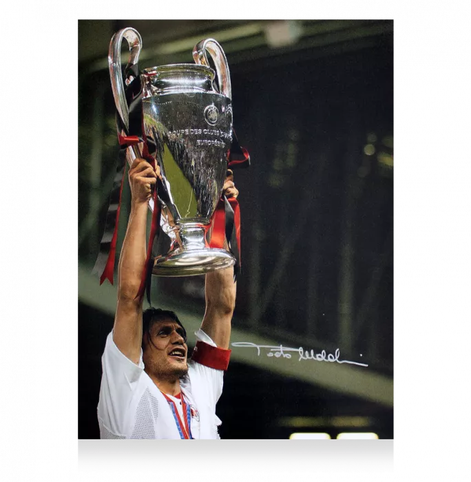 Paolo Maldini Official AC Milan Signed And Framed Photo: 2003 UEFA Champions League Winner