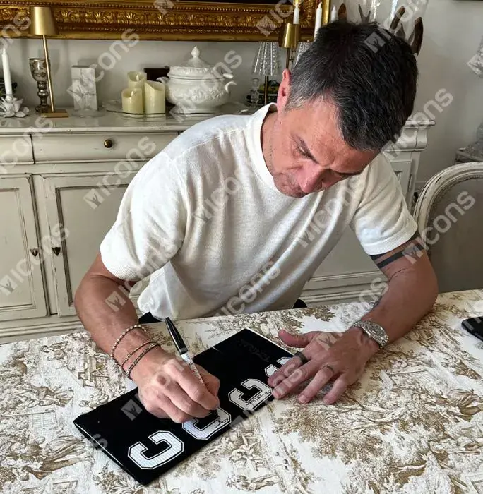 Paolo Maldini Signed And Framed Captain's Armband