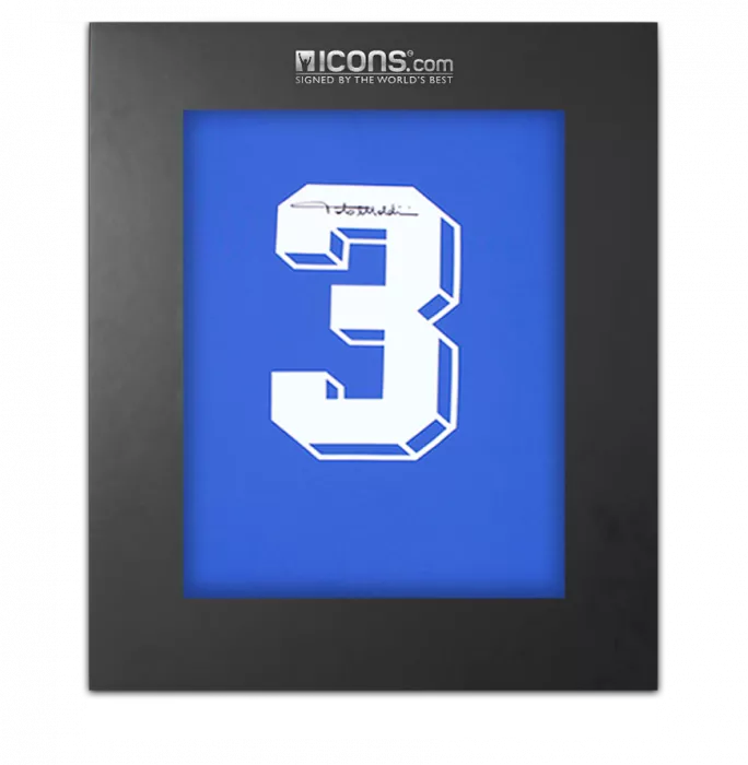 Paolo Maldini Signed Italy 1990 Home Shirt with Fan Style Number In Deluxe Packaging