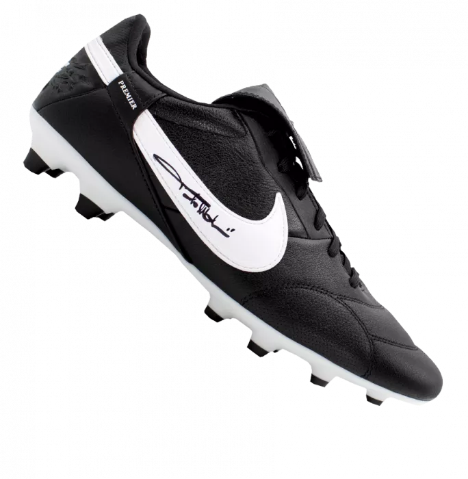 Paolo Maldini Signed Nike Premier Black Boot In Bubble Frame: Option 1