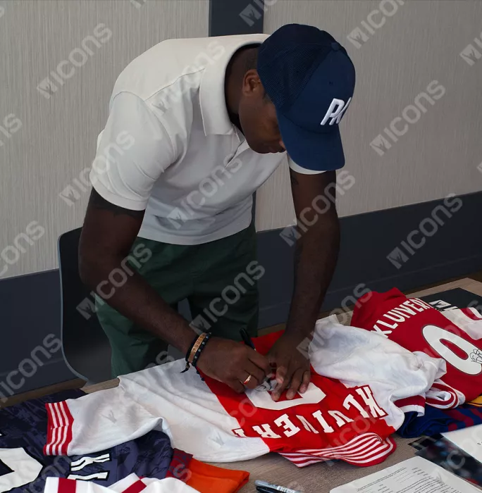 Patrick Kluivert & Clarence Seedorf Signed AFC Ajax Shirts In Classic Dual Frame