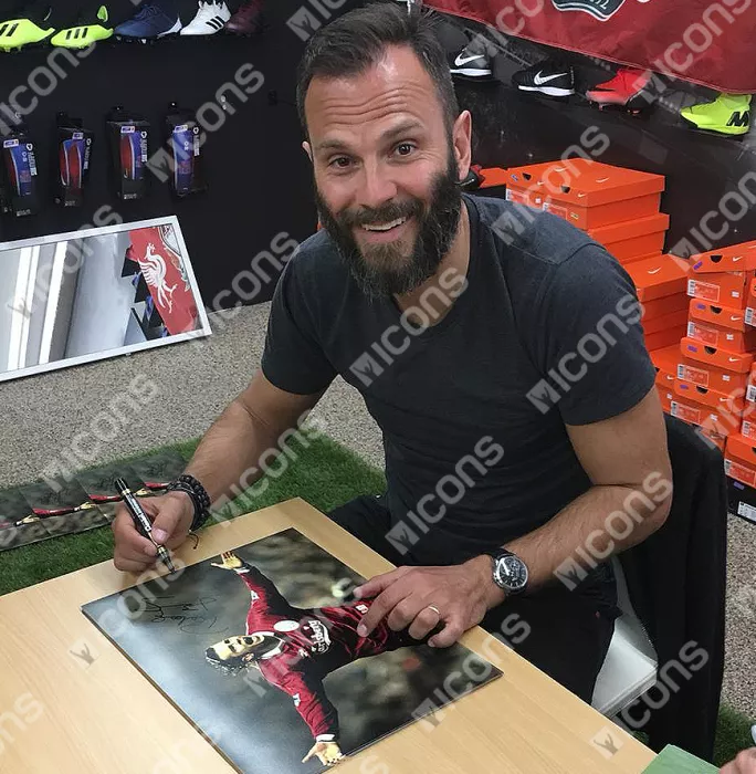 Patrik Berger Signed Liverpool Photo In Black Wooden Frame: Kop Legend
