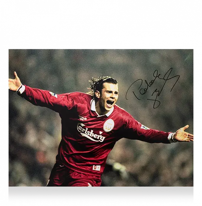 Patrik Berger Signed Liverpool Photo: Kop Legend