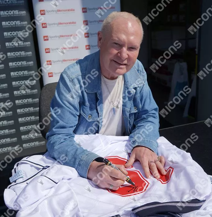 Paul Gascoigne Back Signed England 1990 Home Shirt