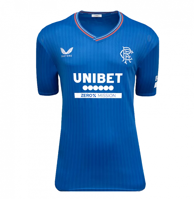 Paul Gascoigne Back Signed Rangers 2023-24 Home Shirt In Classic Frame