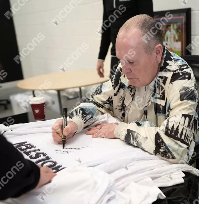 Paul Gascoigne Front Signed Tottenham Hotspur 1991 Home Shirt In Hero Frame: Option 1