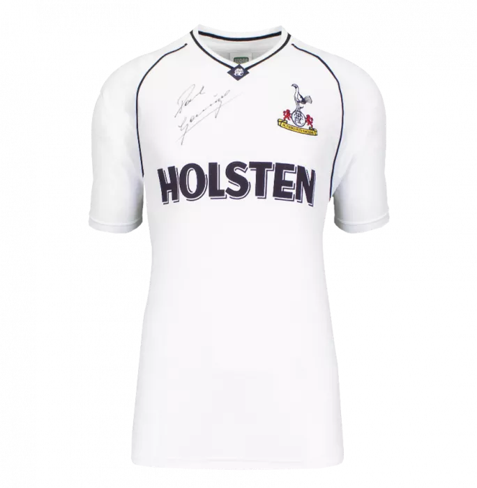 Paul Gascoigne Front Signed Tottenham Hotspur 1991 Home Shirt In Classic Frame