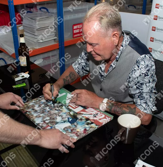 Paul Gascoigne Signed England Photo: Iconic UEFA EURO 1996 Goal Vs Scotland