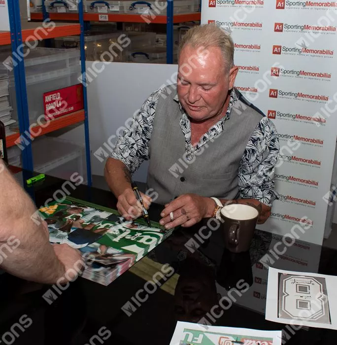 Paul Gascoigne Signed England Photos In Dual Photo Frame