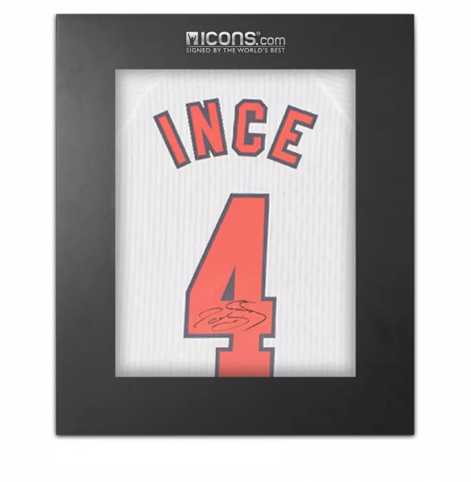 Paul Ince Back Signed England 1998 Home Shirt In Deluxe Packaging