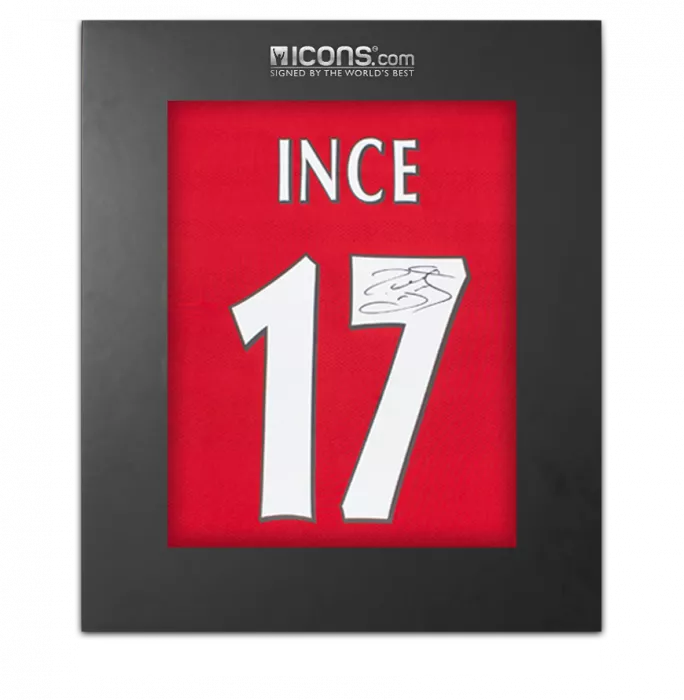 Paul Ince Back Signed Liverpool 1998 Home Shirt In Deluxe Packaging