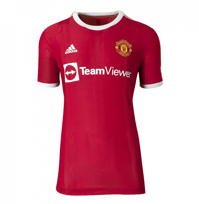 Paul Scholes Back Signed Manchester United 2021-22 Home Shirt: Premier League Edition In Classic Frame