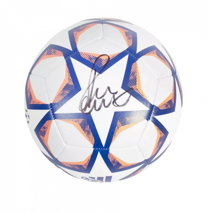 Paul Scholes Signed UEFA Champions League Football