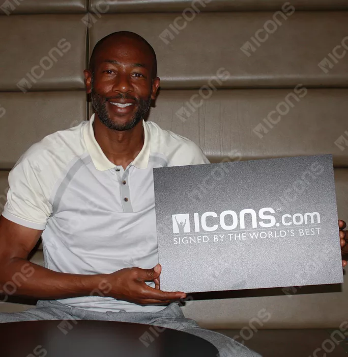 Paulo Wanchope Signed Derby County Photo In Black Wooden Frame: Goal Vs Arsenal